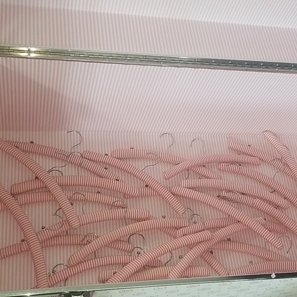 PINK Victoria's Secret Other - HTF Victoria Secret Padded Hangers Display/ Prop Pink Striped